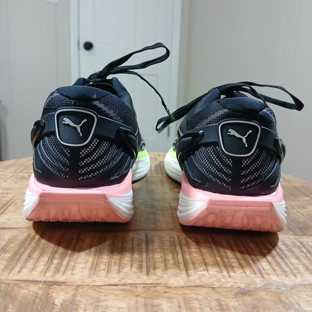 PUMA Run XX Nitro 2 Women's Running Shoes Black Koral Ice Pink Size 9.5 Athletic - Picture 6 of 16